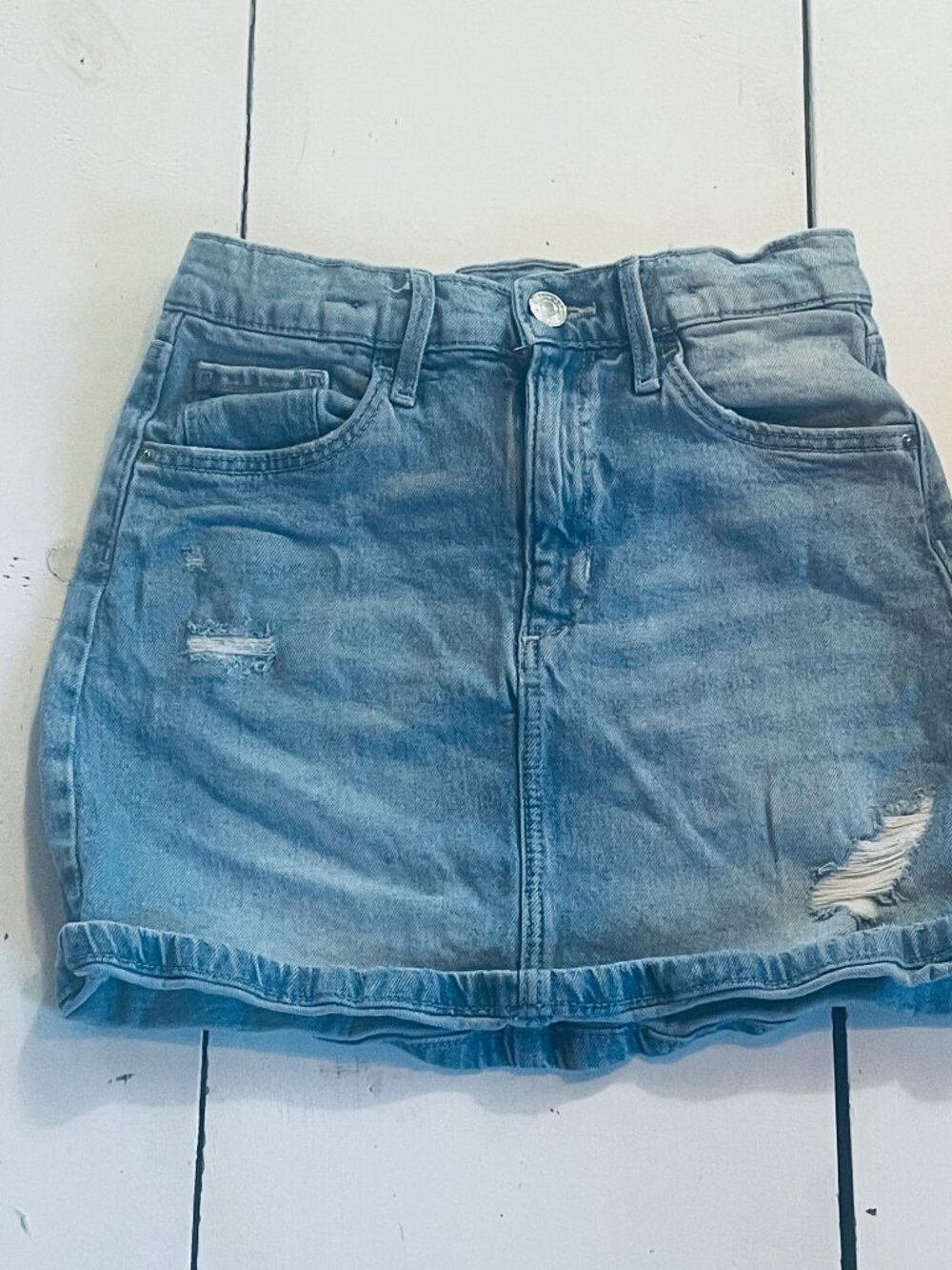 H&M Denim Miniskirt Size 9/10